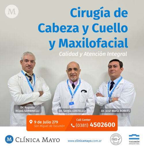 Placa CIRUGÍA DE CABEZA CUELLO Y MAXILOFACIAL@3x-100